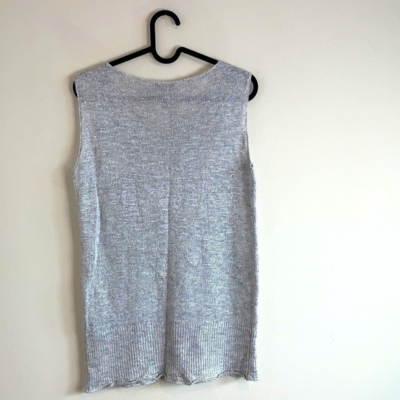 Nwot LAFAYETTE 148 Linen Blend Knit Tunic - Picture 2 of 5